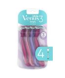 Gillette Venus Simply3 Women's Disposable Razors - Pack of 4 (16 Count) - Buy Online on SooperMarket.com