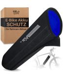 Hilo Sports e -bike battery protective cover - for 28-42 cm frame circumference - Thermo shell for the bike - protects against cold and dirt - neoprene battery protection (blue) - Buy Online on SooperMarket.com