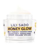 LILY SADO Milk+Manuka Honey Glow Collagen Radiance Cream - Natural Daily Facial Moisturizer with Manuka Honey  Apricot & Sodium Hyaluronate - Anti Aging Lotion Combats Fine Lines & Wrinkles- 2 oz - Buy Online on SooperMarket.com