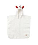 Fehn Baby Zebra Bathing Towel - Organic Cotton Hooded Poncho for Toddlers 55x110 cm - Soft Musselin Baby Bath Towel - Buy Online on SooperMarket.com