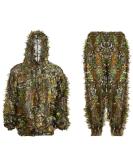 Adult Ghillie Suit 3D Leafy Camouflage Outdoor Hunting Costume - 5.9-6.1 ft Height | Ideal for Sniper, Military, Wildlife Photography, Halloween - Buy Online on SooperMarket.com