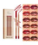 12 Colors Matte Lip Liner Pens Set - Moisturizing Long-Lasting & Non-Sticking Lip Makeup Pencils - Buy Online on SooperMarket.com