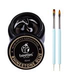 Beetles 15ml Nail Art Rhinestone Glue Gel Soak Off Gel Clear No Wipe Adhesive Resin Gems Diamonds Jewelry Gel Nail Polish Decoration with 2 Dual-Purpose Brush Pen Halloween Nails Art Design - Buy Online on SooperMarket.com