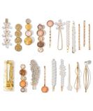 Meihayi 20 PCS Pearl Hair Clips Set - Fashion Acrylic Resin Barrettes for Women - Stylish Hairpins for Party & Wedding Styling - Buy Online on SooperMarket.com