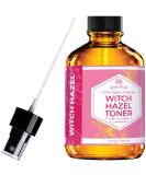 Leven Rose Witch Hazel Toner 100% Pure Organic Facial Rose Water with Calendula, Cucumber & Chamomile Flower - 4 oz - Buy Online on SooperMarket.com