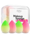 Makeup Sponge Set DUAIU 4 Pcs Foundation Blending Beauty Blender Sponge  Dry & Wet Use for Powder Cream or Liquid  Multi-colored Makeup Sponges Green+Red - Buy Online on SooperMarket.com