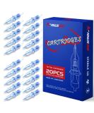 A-minusone 9RL Tattoo Needles - 20PCS Standard #12 Round Liner Cartridge Needles for Rotary Tattoo Pen - Buy Online on SooperMarket.com