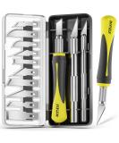 DIYSELF 16-Piece Craft Knife Set  3-Piece Hobby Knife with 10-Piece Exacto Blades  Precision Art Knife for Pumpkin Carving  Modeling  Exactly Knife - Buy Online on SooperMarket.com