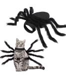 Halloween spider costume dog costume Halloween paired costume Halloween Decorations for small medium-sized dogs and cats adjustable black - Buy Online on SooperMarket.com