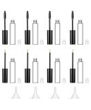12-Piece 10ml Empty Mascara & Eyeliner Tubes Set with 4 Cream & Liquid Containers - DIY Eyelash Serum Kit - Buy Online on SooperMarket.com