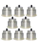 Yuanhe Stainless Steel Cup Holder Insert with Drain for Marine Boat RV Camper - 8PCS - Buy Online on SooperMarket.com