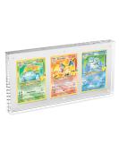 Wildnut Transparent Card Display Case - 35PT Acrylic TCG Triple Card Stand for Standard Comics, Sports, and Baseball Cards (20mm) - Buy Online on SooperMarket.com