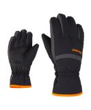 Ziener Lejano Ski Gloves | Waterproof Breathable Winter Sports Gear - Black/Graphite - Buy Online on SooperMarket.com