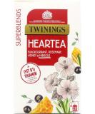 Twinings Superblends Heartea Tea - Blackcurrant & Rosemary Herbal Tea Infusion with Honey Hibiscus & Vitamin B1 (Thiamin) - 20 x Biodegradable Tea Bags Heartea 20 Count (Pack of 1) - Buy Online on SooperMarket.com
