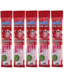 Quick Milk Strawberry - 5 Bags with Magic Drinking Straws | International Shipping Available - Buy Online on SooperMarket.com