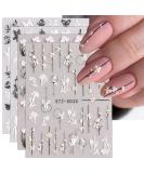 JMEOWIO 3D Embossed Flower Spring Nail Art Stickers Decals Self-Adhesive Pegatinas U as 5D Summer Colorful Floral Nail Supplies Nail Art Design Decoration Accessories 4 Sheets Flowers - Buy Online on SooperMarket.com