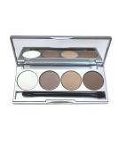 Honeybee Gardens Hot Chocolate Eye Shadow Palette - Vegan, Gluten-Free, Paraben-Free | Natural Ingredients - Net Wt 1.3g - Buy Online on SooperMarket.com