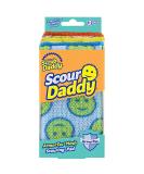 Scrub Daddy Scour Pads - Scour Daddy - Multi-Surface Scouring Pad Absorbent Durable FlexTexture Sponge Soft in Warm Water Firm in Cold Scratch Free Odor Resistant Easy to Clean 3ct Original - Buy Online on SooperMarket.com