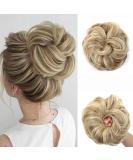 JJstar Messy Hair Bun Curly Wavy Hair Scrunchies Accessories Pieces for Women Girls Synthetic Hair Chignons (Dirty Blonde) - Buy Online on SooperMarket.com