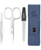 Buy marQus 3-Piece Travel Manicure Set - Solingen Nail Care Scissors & File | Perfect for On-The-Go Grooming - Buy Online on SooperMarket.com