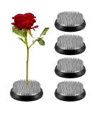 4 Pcs Flower Frogs Flower Arranger Flower Pin Frog Round Frog Flower Fixed Tool Floral Arrangement Pin Holder Japanese Flower Holder Flower Arranger for Vase Flower Arrangement Plant Fixation  Silver - Buy Online on SooperMarket.com
