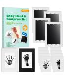 Nabance Baby Footprint Kit & Handprint Kit 4 Inkless Ink Pads 2 Photo Frames 8 Imprint Cards Safe for Baby Hands and Feet Family Keepsake Gifts for New Parents Baby Shower Gifts 0-6 months - Buy Online on SooperMarket.com