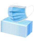 PURE GEM Pack of 100 Single Use Disposable Blue Face Mask, Soft on Skin, Pack of 3-Ply Masks Facial Cover with Elastic Earloops Great For Home, Office, School, and Outdoors 100 Masks - Buy Online on SooperMarket.com