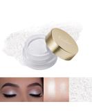 Oulac glitter eyeshadow white |Elder shadow & highlighter duo |Glitzer make -up |Waterproof & durable |Glitzer finish |Interior & wrinkle-free eye makeup |Vegan & Cruelty-Free | 06G (01) 01 Crystal Rain - Buy Online on SooperMarket.com
