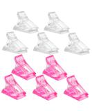 Mikinona 12pcs Nail Clip Nail Fixing Clips Nail Binder Clips Led Builder Clamps Nail Tip Fixing Clamp Nails Kits Manicure Extension Led Kit Finger Clip White Plastic Shaping Mold Clamp 4X3X2CM White - Buy Online on SooperMarket.com