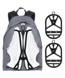 Buy Takyu Silicone Shoe Holder for Backpack | 2-Pack Breathable Shoe Clips for Sports & Hiking - Black-L - Buy Online on SooperMarket.com
