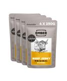 Ember Snacks Biltong Beef Jerky 250g - Low-Calorie High-Protein Snack from British & Irish Beef - Best for On-the-Go - Buy Online on SooperMarket.com