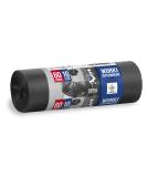 Anna Zaradna ST-AZ-010547 garbage bag tearproof super strong 60l |10 pieces |Garbage sack garbage bag waste bags for the household waste office made of thick LDPE regranulate film Color: black 10 (1 pack) 10 pieces - 60 l - 27 m - Buy Online on SooperMarket.com