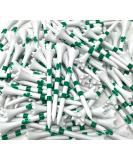 NorthPointe Four Leaf Clover Shamrock Plastic Golf Tees - White/Green (100 Pack) - Buy Online on SooperMarket.com