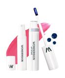 Wonderskin Wonder Blading Peel and Reveal Lip Stain Kit Pink Lip Stain Transfer Proof Peel Away Lip Stain Matte Lip Makeup (Sweetheart) Sweetheart Kit - Buy Online on SooperMarket.com
