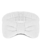 Soft Flannel Spa Headband for Women - Bowknot Hair Band for Makeup, Face Wash, Shower - White Headband - Buy Online on SooperMarket.com