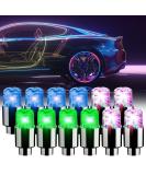Naveso Bright Valve Caps - 12 PC Bike Tire Lighting Accessories with Intelligent Sensors for Cars & Motorcycles - Buy Online on SooperMarket.com