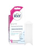 Veet pure cold wax strips - suitable for sensitive skin - application for face - up to 28 days of smooth skin - 10 double strips 20 individual strips - Buy Online on SooperMarket.com