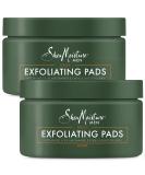 SheaMoisture Men Exfoliating Pads - Textured Cotton Rounds with Witch Hazel & Niacinamide | Facial Skin Care for Men | 2 Pack - 30 Pads Each - Buy Online on SooperMarket.com