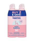 Coppertone Water Babies Sunscreen Lotion Spray SPF 50 Pediatrician Recommended Baby Sunscreen Spray Water Resistant Sunscreen for Babies 6 Oz Spray Pack of 2 SPF 50 6 Ounce (Pack of 2) - Buy Online on SooperMarket.com