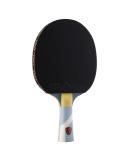 JOOLA Omega Strata Table Tennis Racket - Tournament Level Ping Pong Paddle with Flared Handle and Vizon Rubber - Light Blue - Buy Online on SooperMarket.com