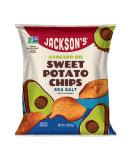 Jacksons Sweet Potato Kettle Chips with Sea Salt made with Premium Avocado Oil (1.5 oz, Pack of 10) - Allergen-friendly, Gluten Free, Peanut Free, Vegan, Paleo Friendly - Shark Tank Product Sea Salt/Avo Oil (1.5 oz, 10 Count) - Buy Online on SooperMarket.com