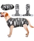 Kuoser Dogebody after op dog body after castration male bitch dog body after op bitch breathable body for dogs after op leakage protection dog anti-wound licking op body dog camouflage XL XL (1 Pack) gray camouflage color - Buy Online on SooperMarket.com