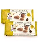Matilde Vicenzi Amaretto DItalia Biscuits - Gourmet Italian Crispy Almond Cookies - Tray of 12 All-Natural, Kosher, Dairy Traditional Coffee & Tea Biscuit Made in Italy - 7.05 oz(200g), 2 Pk - Buy Online on SooperMarket.com