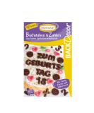 Buy G nthart Backdecor 90 Edible Chocolate Letters & Numbers for Cakes | Fine Soft Bitter Chocolate | International Shipping Available - Buy Online on SooperMarket.com