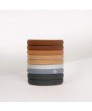 GIMME Bands Any Fit Hair Ties | No Break Microfiber Hair Elastics | A Firm Yet Gentle All Day Hold with No Snagging, Dents, or Breakage | Neutrals - Buy Online on SooperMarket.com