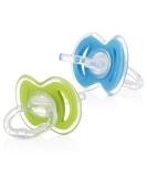 Nuby 2-Pack Gum-eez Pacifier Teethers - One Size, Colors May Vary - Buy Online on SooperMarket.com