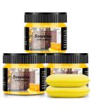 CARGEN 3 PCS Wood Seasoning Beewax Natural Beewax Traditional Wood Wax Multipurpose Beeswax Furniture Polish for Wood Polish Furniture Care 3x Beewax, 2x sponges - Buy Online on SooperMarket.com