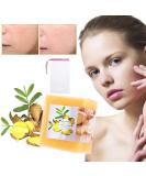 Buy Vegan Ginger Bar Soap - Lymphatic Detox Natural & Organic Soap Gift Set with Soap Savers for Men Women & Kids | International Shipping Available - Buy Online on SooperMarket.com