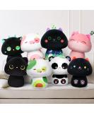 Mewaii Soft Mint Cat Mushroom Stuffed Animal Plush Pillow Squishy Toy - 14 Inch - Buy Online on SooperMarket.com