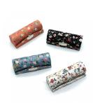 SenseYo 4 Pcs Ladies Floral Lipstick Case Holder with Mirror, Cosmetic Storage Kit Makeup Travel Cases Organizer Bag for Purse - Buy Online on SooperMarket.com